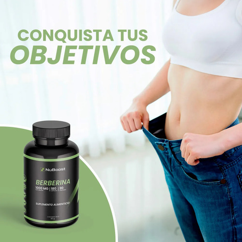 Suplemento En Cápsula Nuboost Suplemento Berberina X 90g
