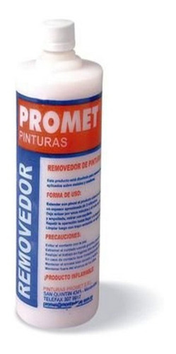 Removedor De Pinturas Y Barnices 1/2 Litro Promet