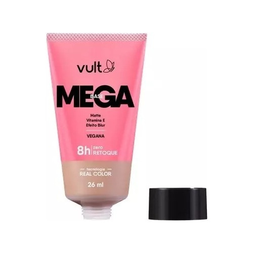 Base de maquiagem líquida Vult Mega Base Matte Mega Base Matte Vult Mega Base Matte tom v270 - 26mL 26g
