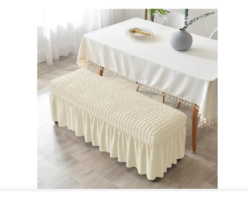 Rectángulo Taburete Cubre Banco Asiento Muebles Protector