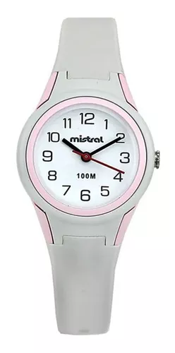 Reloj Swatch Mujer So28w106-s14 Classic White Bishop Color de la malla  Blanco Color del bisel