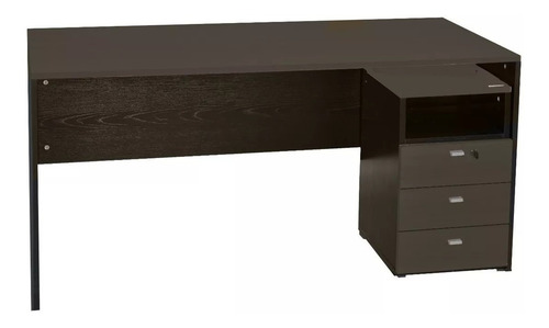 Imagen 3 de 4 de Puesto Trabajo Platinum Escritorio + Nexo + Cajonera Kromos