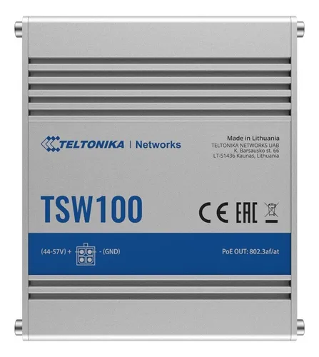 Switch Industrial teltonika no Adm 5xge Poe 30w