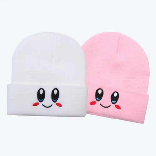 Gorro De Invierno Kwaii Calentito Rosado Moda Anime