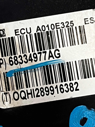 Módulo Abs Dodge Ram 2500 19-22 68334977ag  Ml847