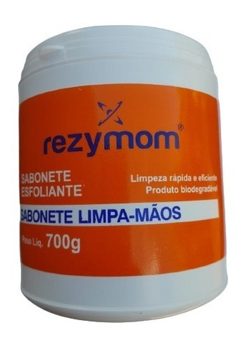 Sabonete Esfoliante Limpa Mão 700gr  Rezymom Kit Com 4 Potes