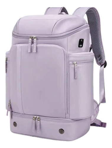 Mochila Grande Viagem Avião Resistente Multi Compartimentos