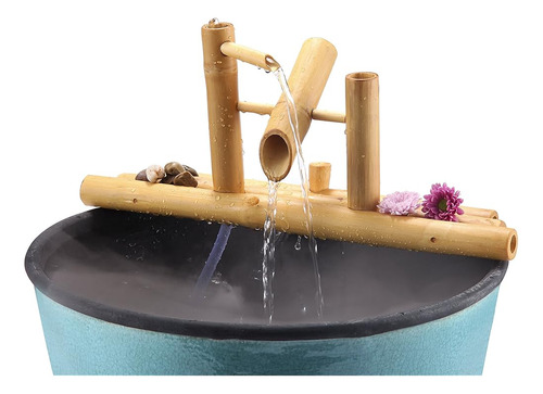 ~? Lifegard Aquatics Bamboo Fountains Kit Con Bomba, Tubería