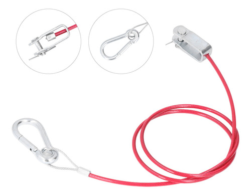 Imagen 7 de 9 de Cable De Seguridad Breakaway De 3.3 Pies De Acero Inoxidable
