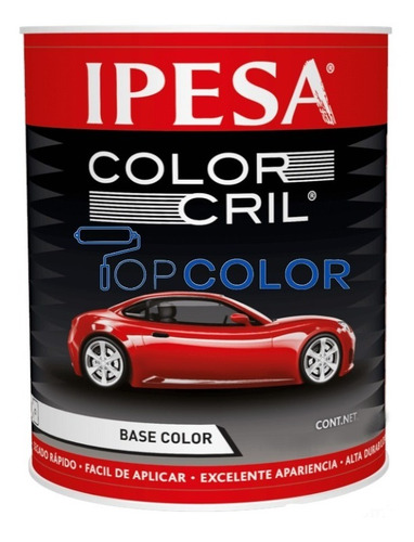 Base Color Rojo Limpio Obscuro Ipesa 2408