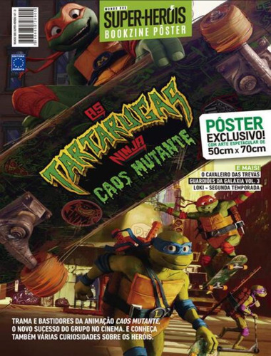 Superposter Mundo Dos Super-herois - Tartarugas Ninja Caos Mutante, De A Europa. Editora Europa, Capa Mole, Edição 1 Em Português, 2023