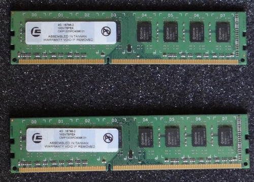 Memoria Ddr3 4g C/u Usadas Excelente Estado