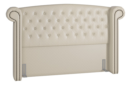 Cabeceira Cama Box Queen Quarto 160cm Sofia Facto Pérola
