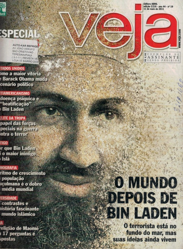 Veja 2216: Osama Bin Laden / Giselle Tigre / Peter Weir !!