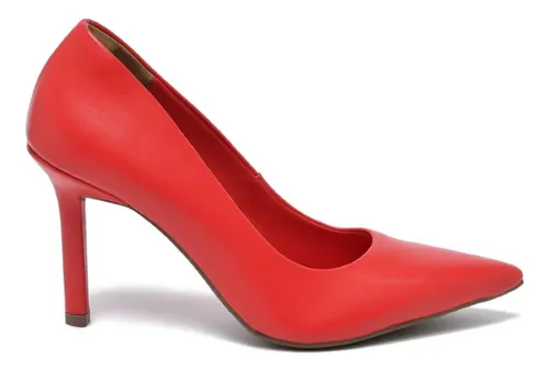 Scarpin via hotsell marte vermelho