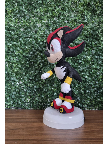Boneco Shadow - Sonic (28cm) Feltro / Pelúcia
