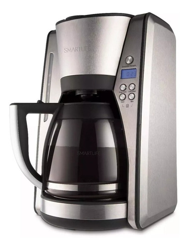 Cafetera De Filtro Digital Smartlife Temporizador 1,8lts 