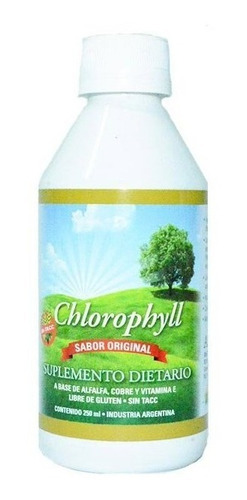 Clorofila Liquida Sabor Natural Chlorophyll 250 Ml