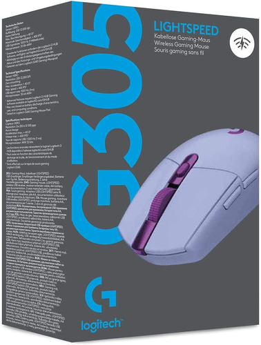 Combo Gaming Logitech G435 + G305 Inalámbrico Lila