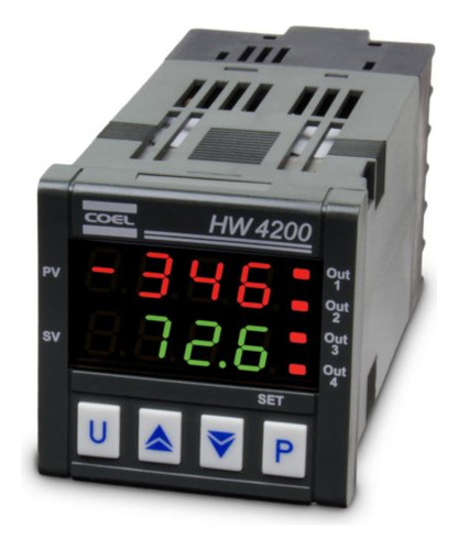 Controlador De Temperatura Digital Hw4200/r-2q 100-240v Coel