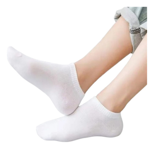 12 Pares De Calcetines, Tines Blancos Para Hombre