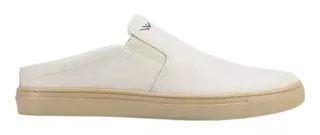 Sapatenis Casual Mule Masculino Couro Legítimo Slip On Iate