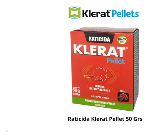Raticida Klerat Pellet 50 Gramos
