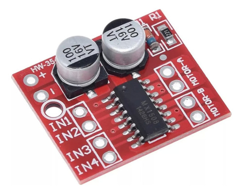 2 Piezas Puente H Mx1508 Mini L298n Doble Pwm Driver Motor