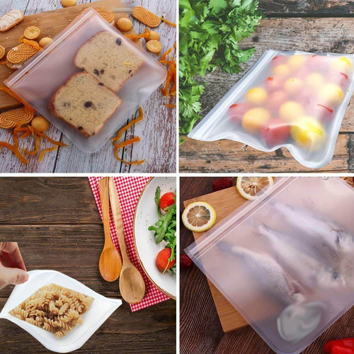 Kit Bolsas Reutilizables Ecologicas Frutas Verduras Congelar