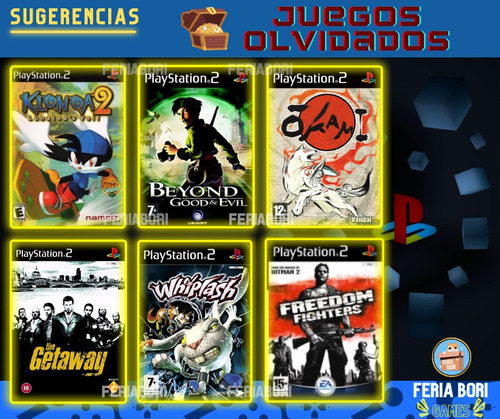 Juegos Ps2 A Pedido, Todos Los Títulos! Pack X 5 Unidades