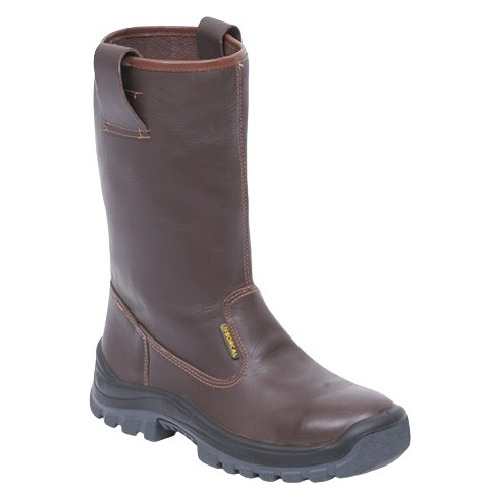 Bota Calzado Petrolera Seguridad Trabajo Borcal + Crema Dux