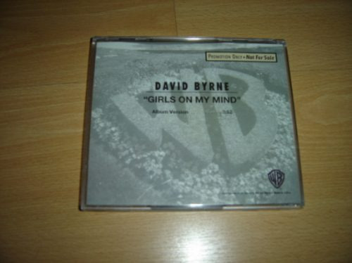 David Byrne Girls On My Mind Cd Single Promo Talking Heads 