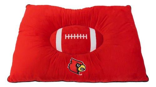 Pets First Ncaa Pet Bed - Louisville Cardinals Cama Suave Y 