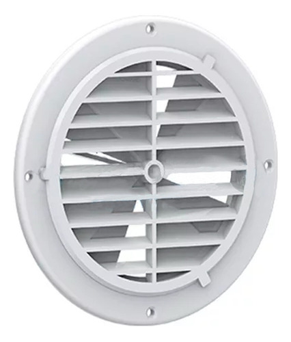 Rejilla De Ventilación Plástica Redonda Giratoria 164 Mm