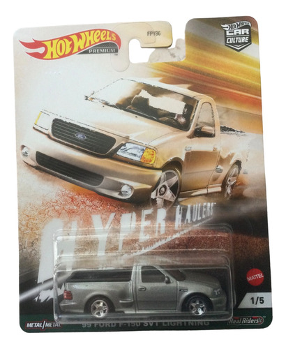 Hot Wheels Car Culture Hyper Haulers 1/5 1999 Ford F-150 Svt