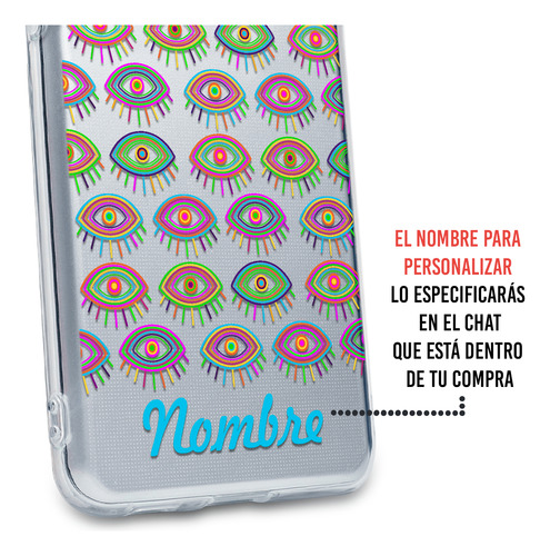 Funda Para Huawei Ojo Turco Personalizada Con Tu Nombre