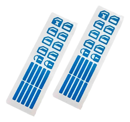 2 Pegatinas Luminosas Para Interruptor Azul
