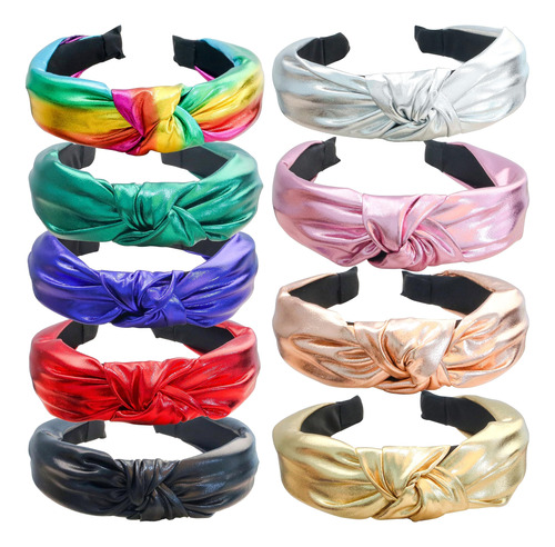 Wjyx Bows 9 Diademas De Nudo Superior Para Mujer, Banda Anch