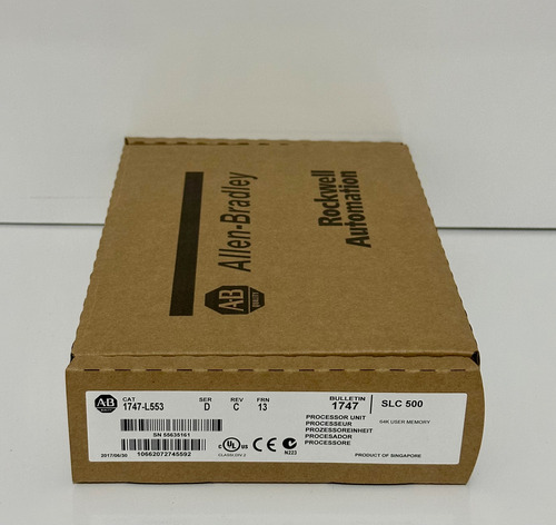 1747-l553 Série D Cpu Clp Allen-bradley Slc 5/05 64k Memory