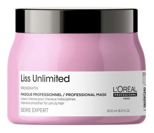 Máscara Liss Unlimited X 500 Ml Loreal Professional