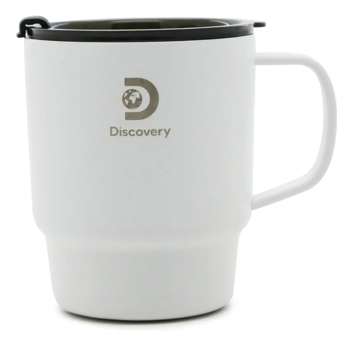 Vaso Termico Discovery Acero 350ml Frio Calor Con Tapa Color Blanco Lisa