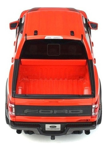 Ford F150 Raptor Pickup Truck 2022 Color Cód. Naranja Color Código Naranja GT Spirit 1:18