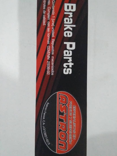 Imagen 3 de 3 de Disco Freno Delantero Fiat Palio 1.8 2008 2009 2010 2104