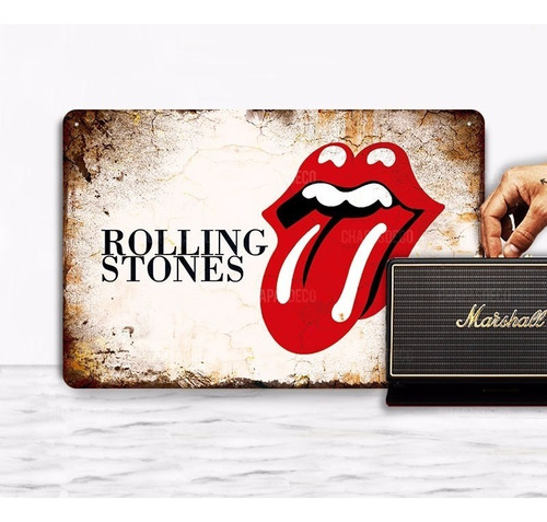 Cartel De Chapa Original Rolling Stones