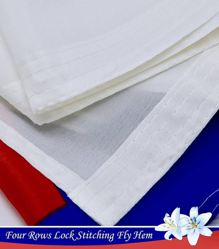 Bandera De Pais G128, De Poliester, Cristiana, 152cm X 91cm