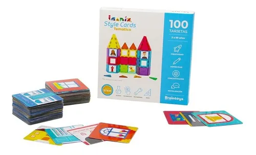 Imanix 100 Tarjetas Magnéticas - Braintoys
