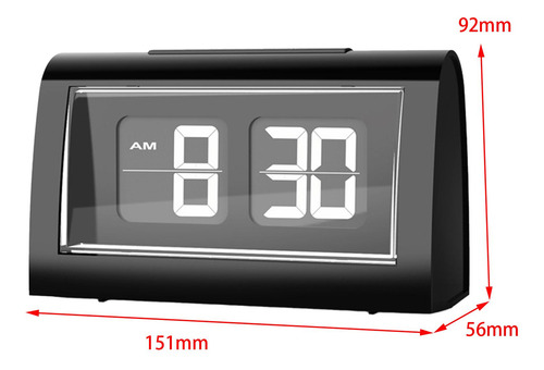Relógio Digital Clock Despertador Digital Flip Automático