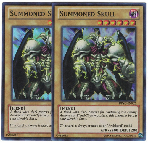 Yugioh 2x Summoned Skull Super Dpyg - En002