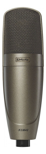 Micrófono Shure Ksm42 Condenser Diafragma Dual Silver