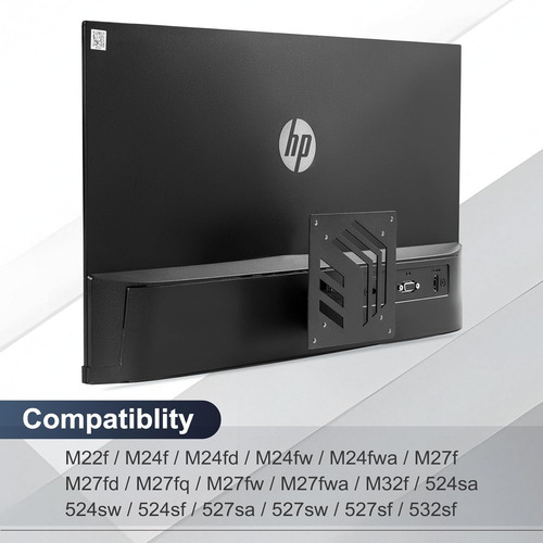 Wall Mount Vesa Adapter Bracket Compatible With Hp M Seri...
